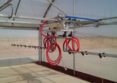 shortframedrb - Double Rail Booms - Cherry Creek Systems - Greenhouse Automation Products