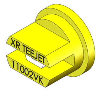 220 0082 - spray tip XR11002-VK (yellow) - Cherry Creek Systems - Greenhouse Automation Products