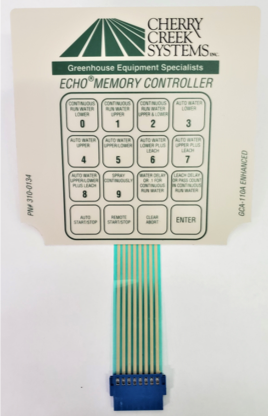 310 0134 - ECHO Enhanced Keypad - Cherry Creek Systems - Greenhouse Automation Products