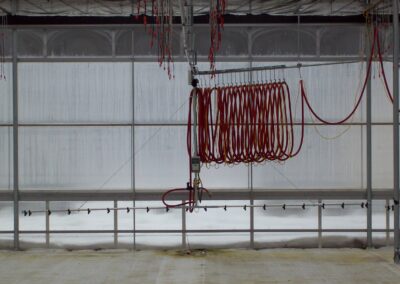 SRB CENTERED - Single Rail Boom - Cherry Creek Systems - Greenhouse Automation Products